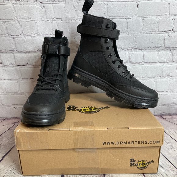 dr martens combs tech ankle strap ankle boots